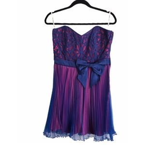 Betsy Johnson Strapless Dress
